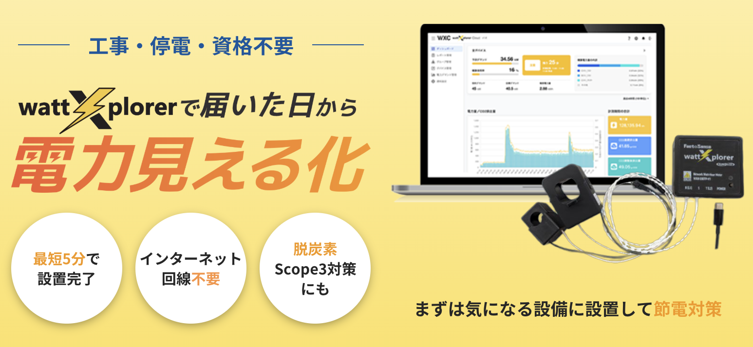 wattXplorerの特設ページを公開しました